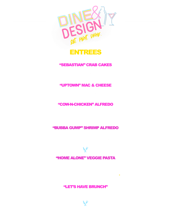 DINE AND DESIGN MENUS - Dine and Design ATL